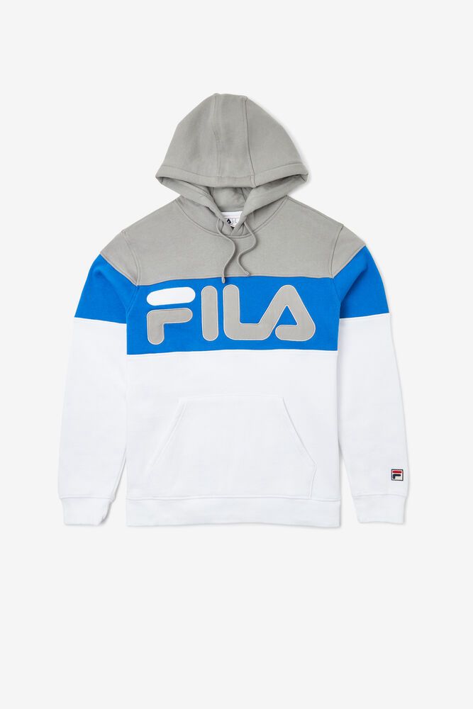 Fila Flamino White Hoodie Mens - NZ 64502-NLAU